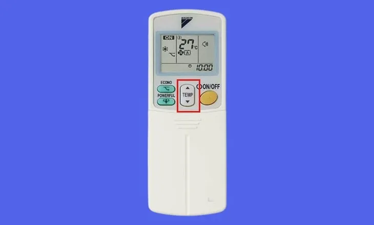Chỉnh nhiệt độ và chế độ